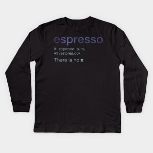 Espresso Kids Long Sleeve T-Shirt